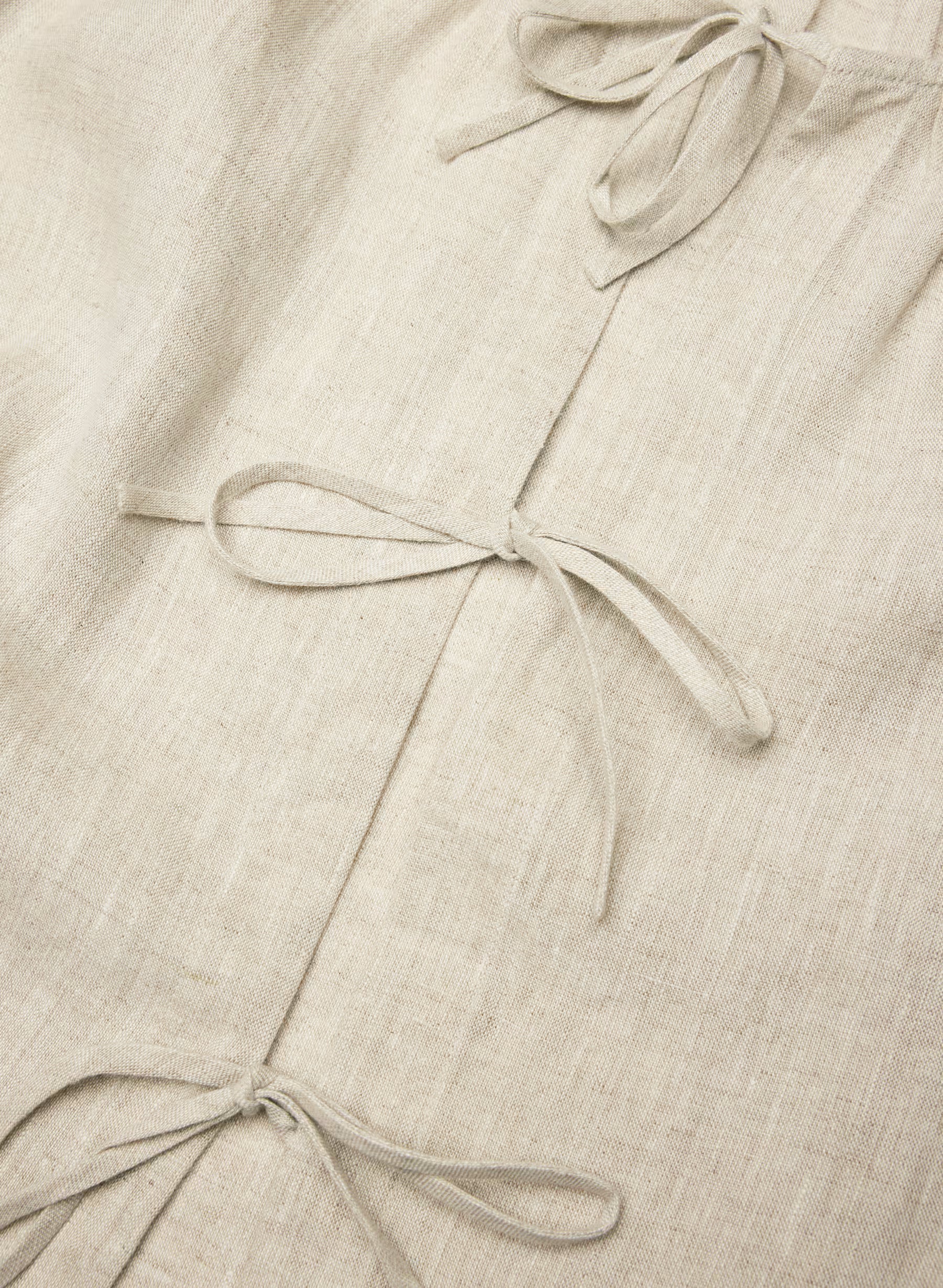 Aritzia Tybee Linen Blouse-Undyed Ecru