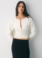 Aritzia Golightly Cardigan - Wonder Yarn -  Light Birch