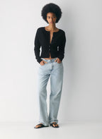 Aritzia Golightly Cardigan - Wonder Yarn- Black