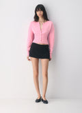 Aritzia Golightly Cardigan - Wonder Yarn - Jellybean Pink