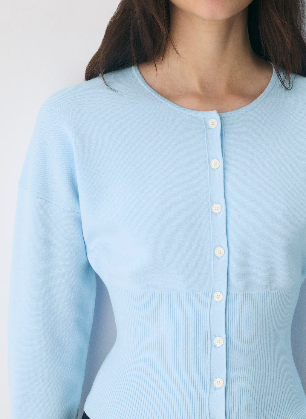 Aritzia Golightly Cardigan - Wonder Yarn- Villa Blue