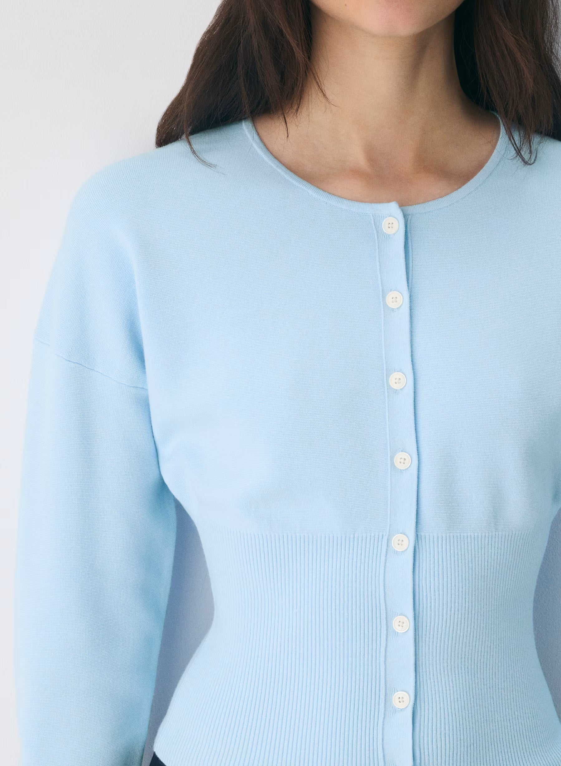 Aritzia Golightly Cardigan - Wonder Yarn- Villa Blue