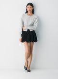 Aritzia Golightly Cardigan - Wonder Yarn - Heather Chrome