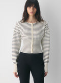 Aritzia Golightly Cardigan - Wonder Yarn -lt birch/Admiral