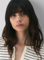 Aritzia Golightly Cardigan - Wonder Yarn -lt birch/Admiral