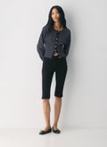 Aritzia Golightly Cardigan - Wonder Yarn -Admiral/ light birch