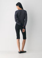 Aritzia Golightly Cardigan - Wonder Yarn -Admiral/ light birch