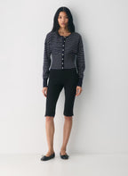 Aritzia Golightly Cardigan - Wonder Yarn -Admiral/ light birch