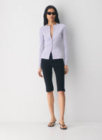 Aritzia Shelly Cardigan - Wonder Yarn-Essential Colours — Wildflower lilac