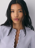 Aritzia Shelly Cardigan - Wonder Yarn-Essential Colours — Wildflower lilac
