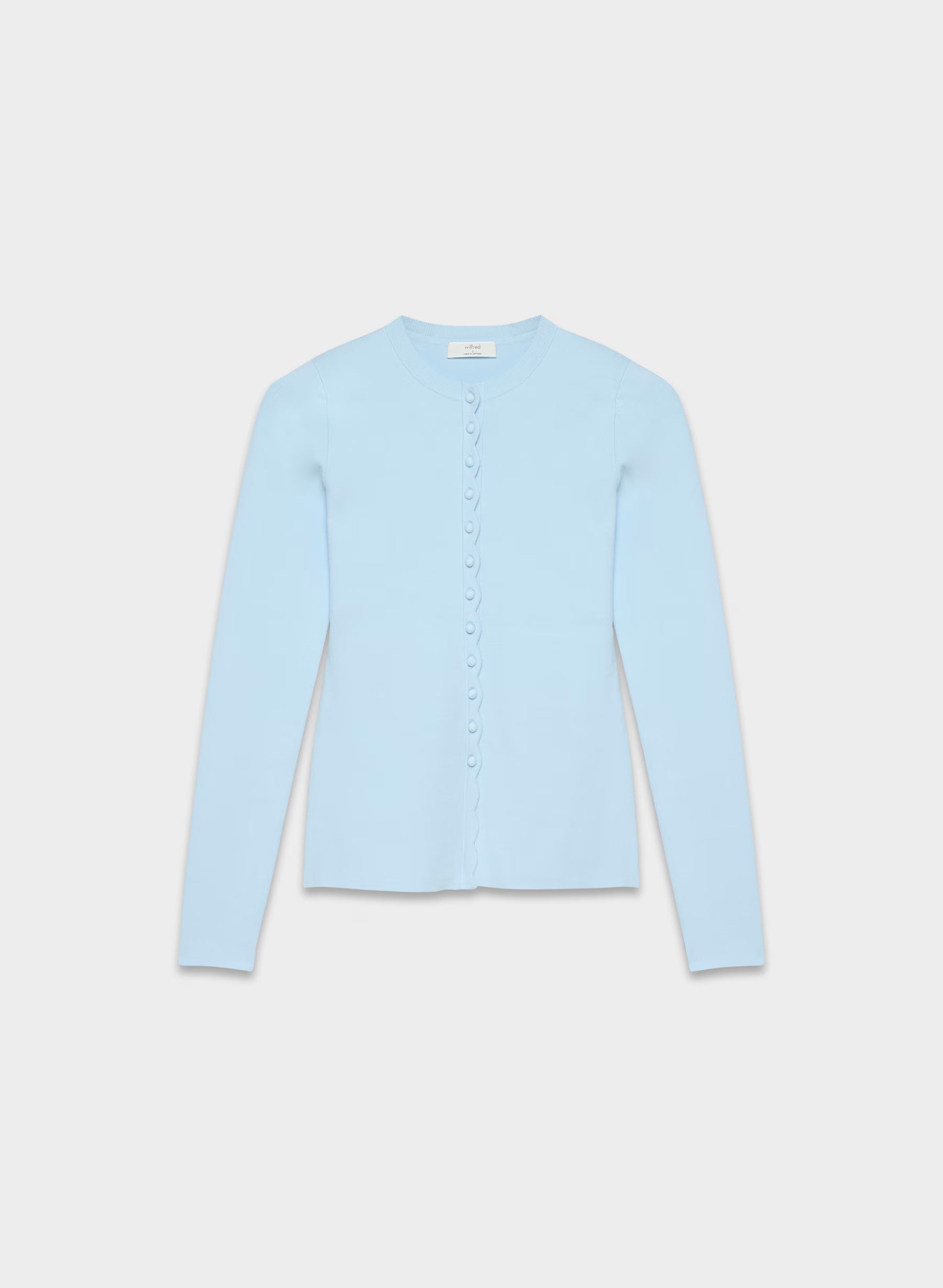 Aritzia Shelly Cardigan - Wonder Yarn-Essential Colours — villa blue