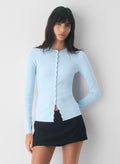 Aritzia Shelly Cardigan - Wonder Yarn-Essential Colours — villa blue