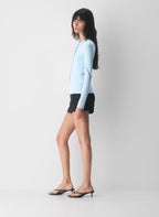 Aritzia Shelly Cardigan - Wonder Yarn-Essential Colours — villa blue