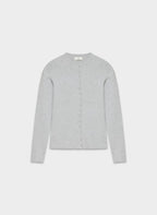 Aritzia Shelly Cardigan - Wonder Yarn-Essential Colours —Heather Chrome