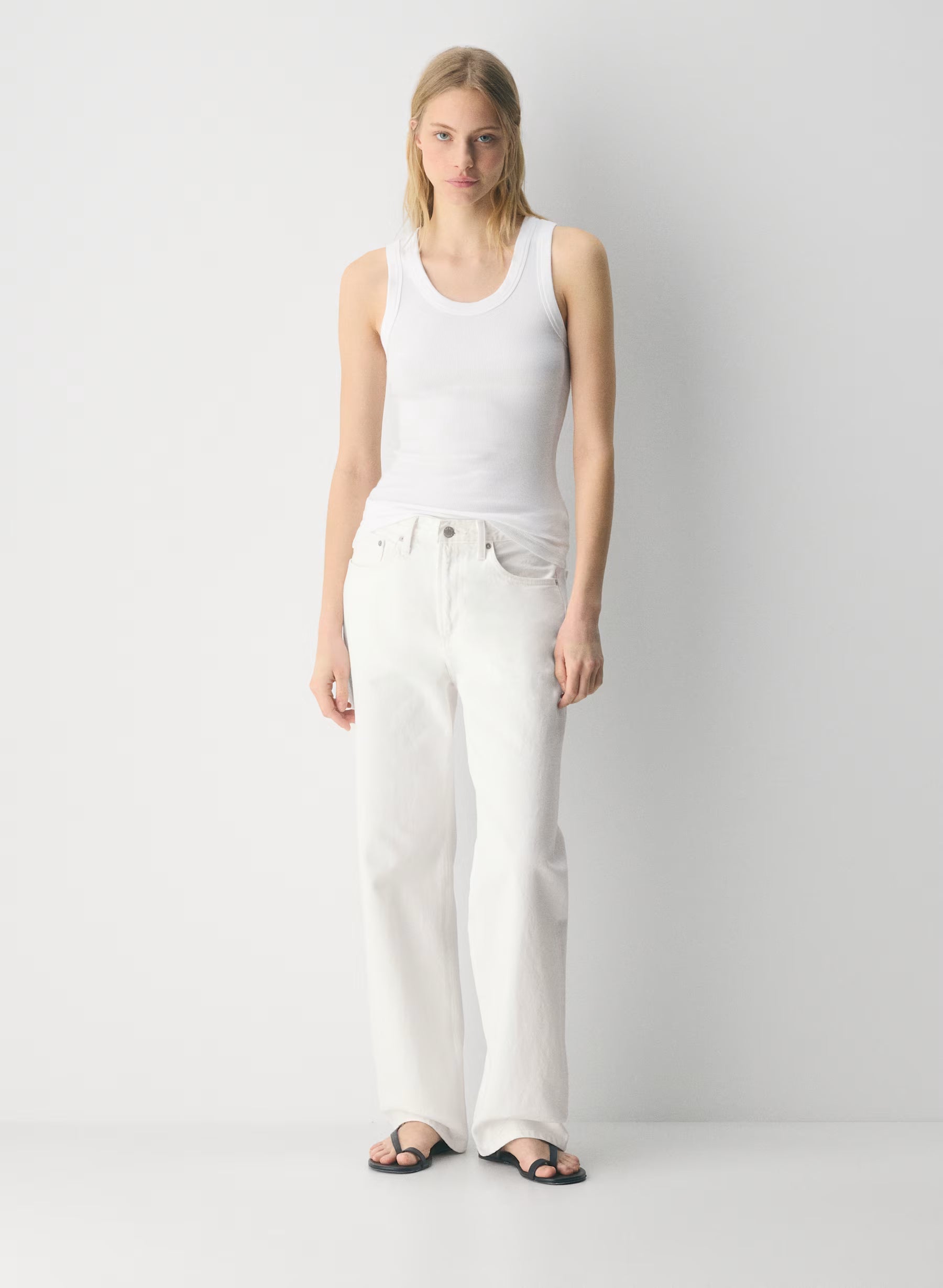 Aritzia Denim Forum The '90s Iggy Lo-Rise Baggy Jean-a little White lie