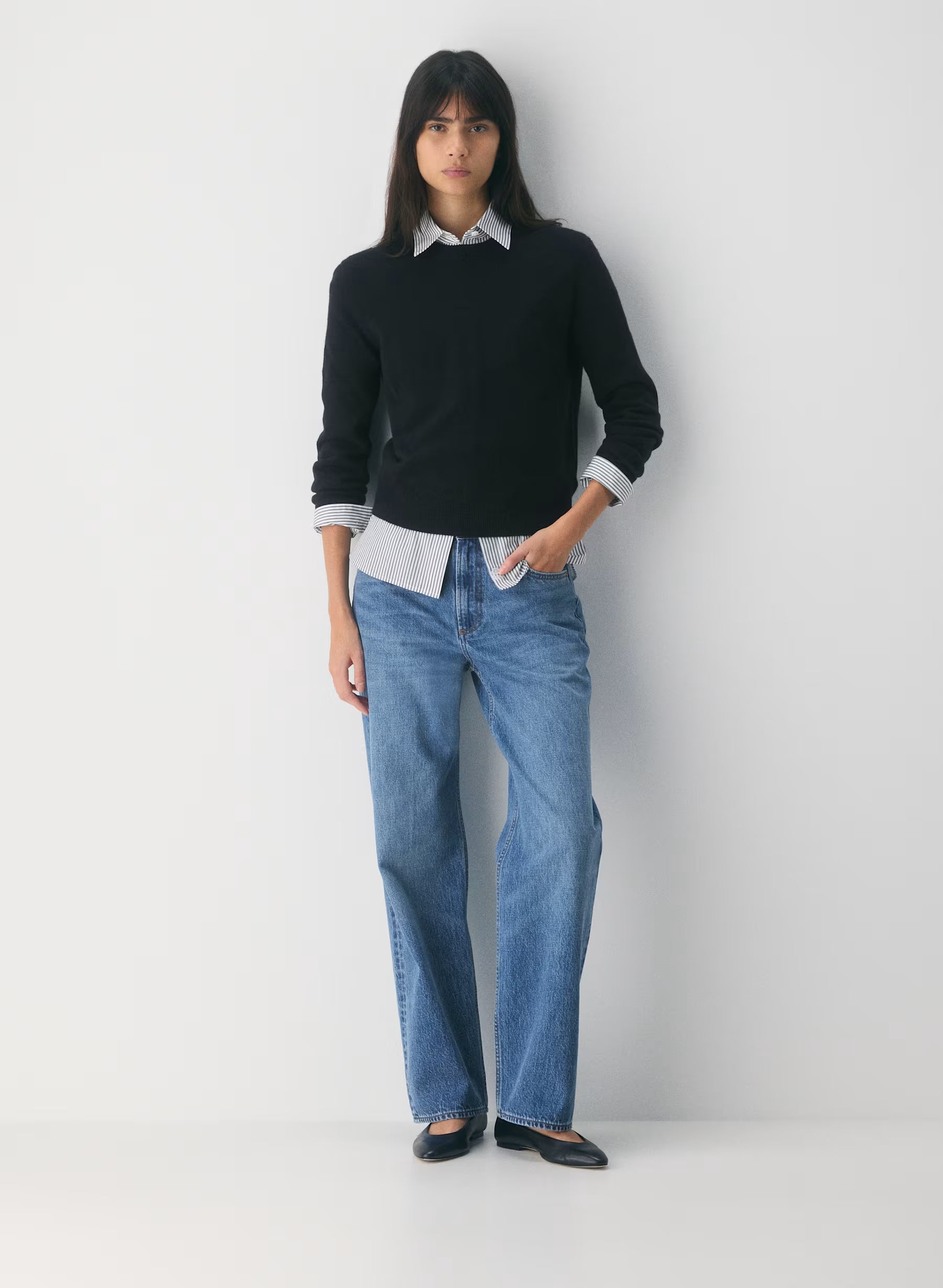 Aritzia Denim Forum The '90s Iggy Lo-Rise Baggy Jean-5 Yrs kiss n Tell Bl