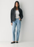 Aritzia Denim Forum The '90s Iggy Lo-Rise Baggy Jean-7 yrs Bleu Taboo