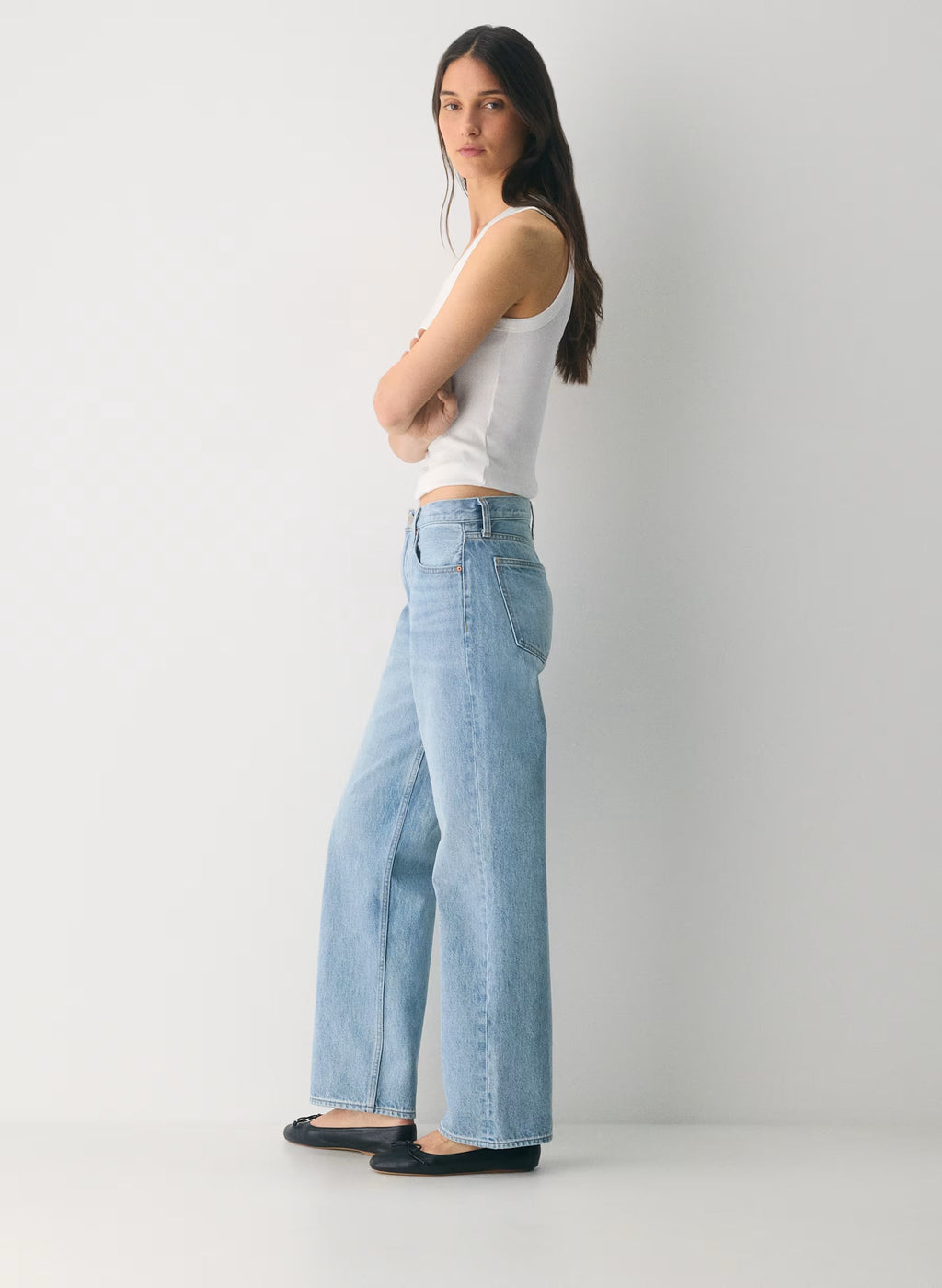 Aritzia Denim Forum The '90s Iggy Lo-Rise Baggy Jean-7 yrs Bleu Taboo