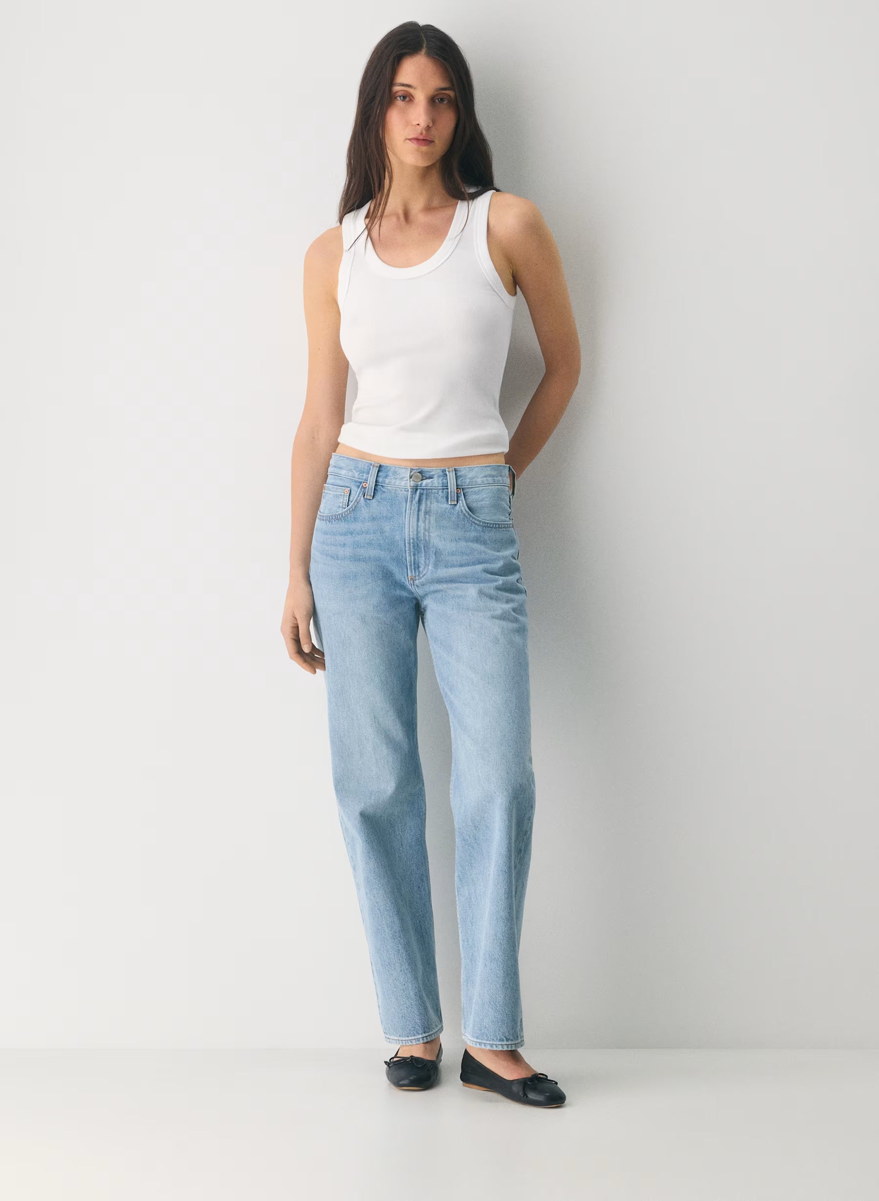 Aritzia Denim Forum The '90s Iggy Lo-Rise Baggy Jean-7 yrs Bleu Taboo