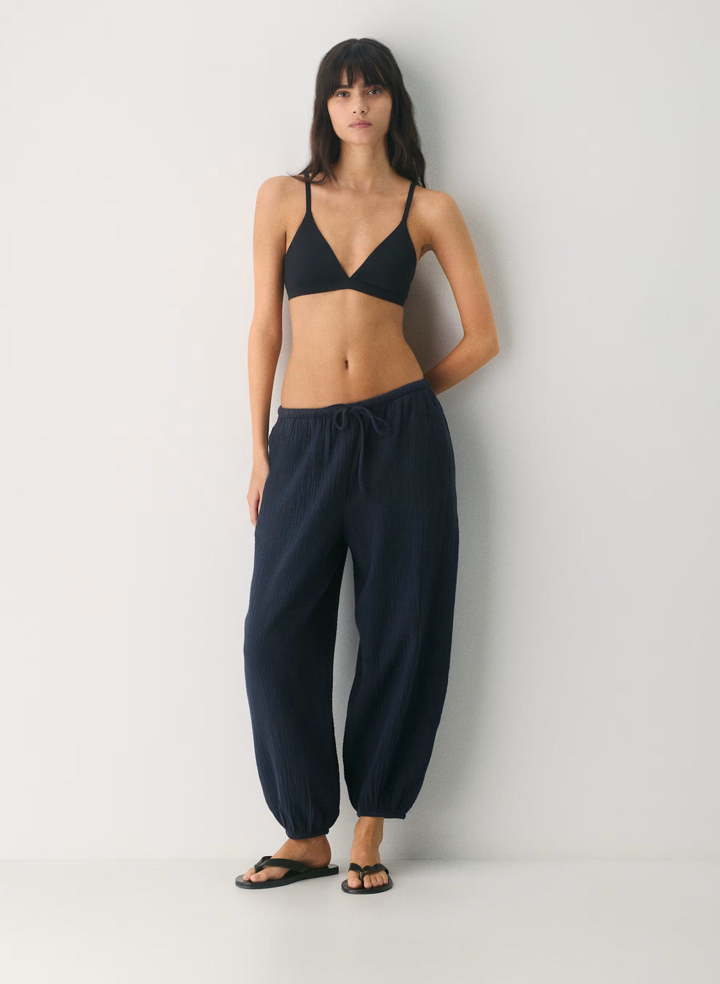 Aritzia AirPlush Cotton™ Sidepath Balloon Pant-Admiral