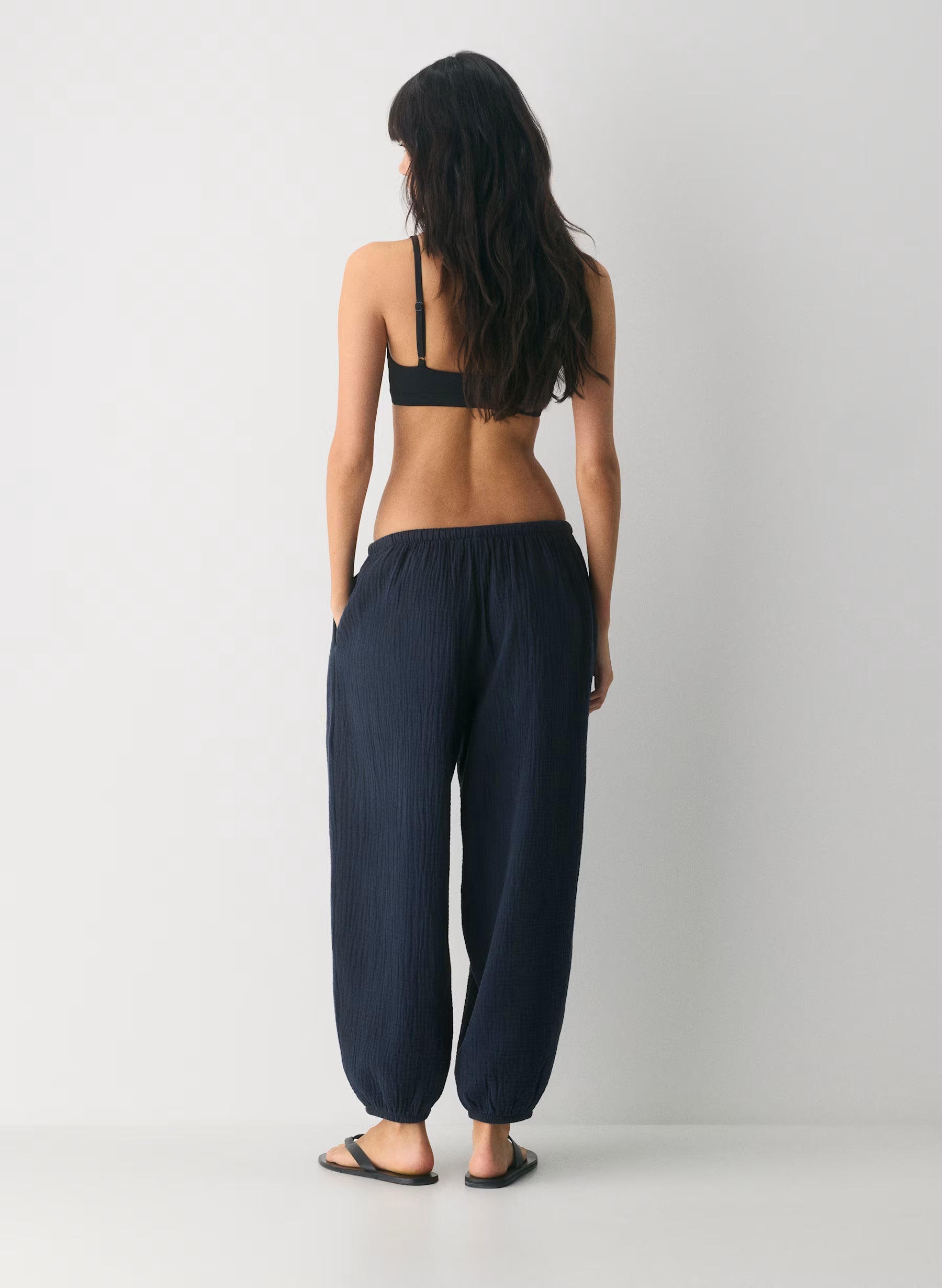 Aritzia AirPlush Cotton™ Sidepath Balloon Pant-Admiral
