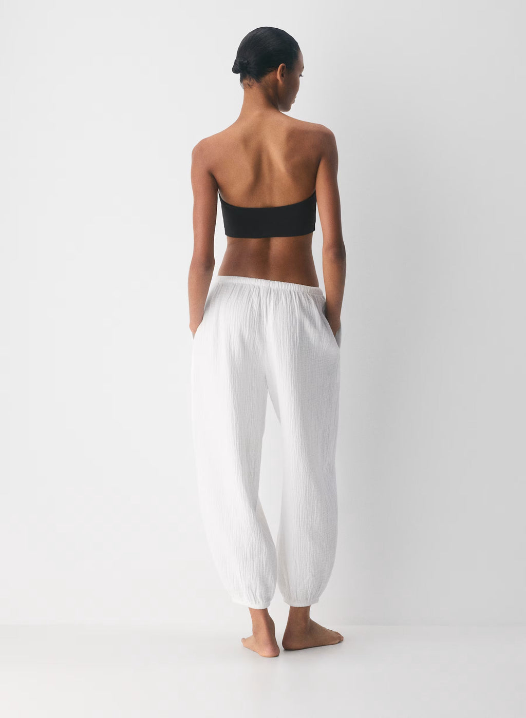 Aritzia AirPlush Cotton™ Sidepath Balloon Pant-White