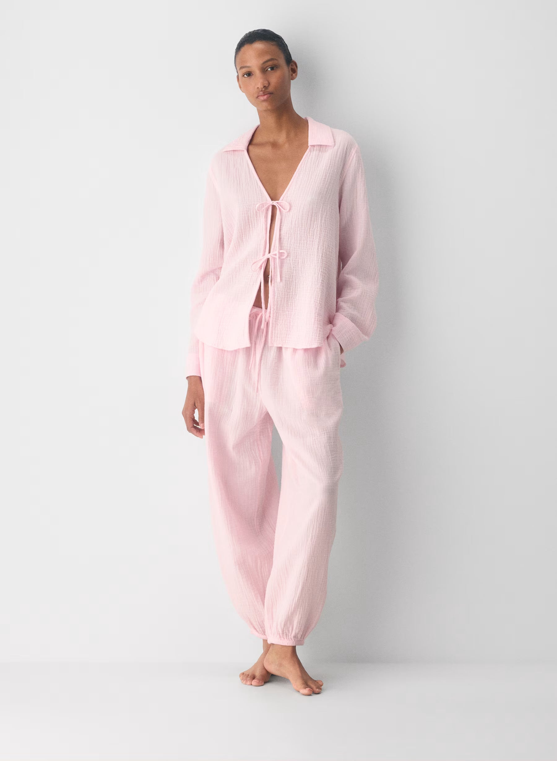 Aritzia AirPlush Cotton™ Sidepath Balloon Pant-Villa pink