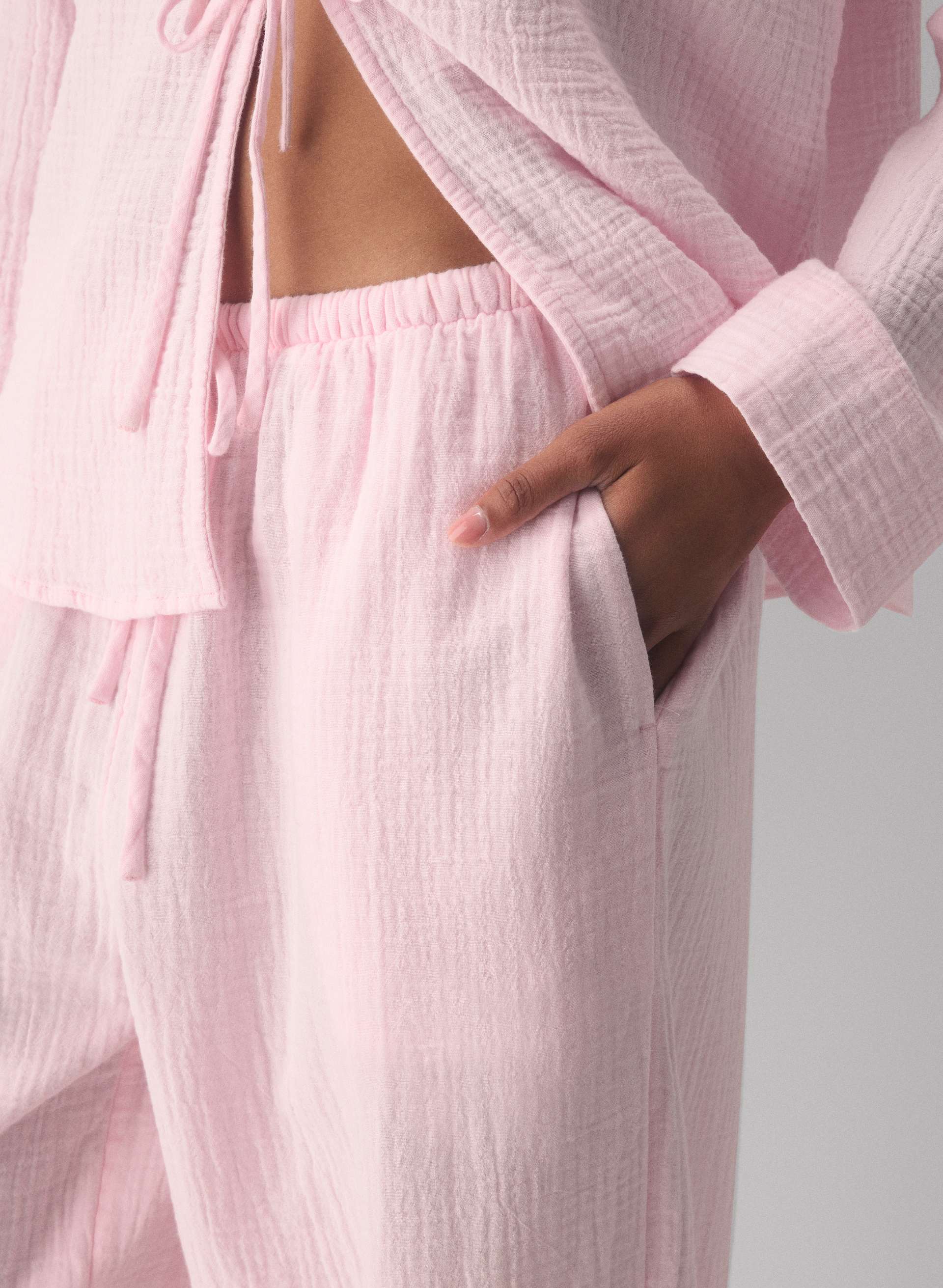 Aritzia AirPlush Cotton™ Sidepath Balloon Pant-Villa pink