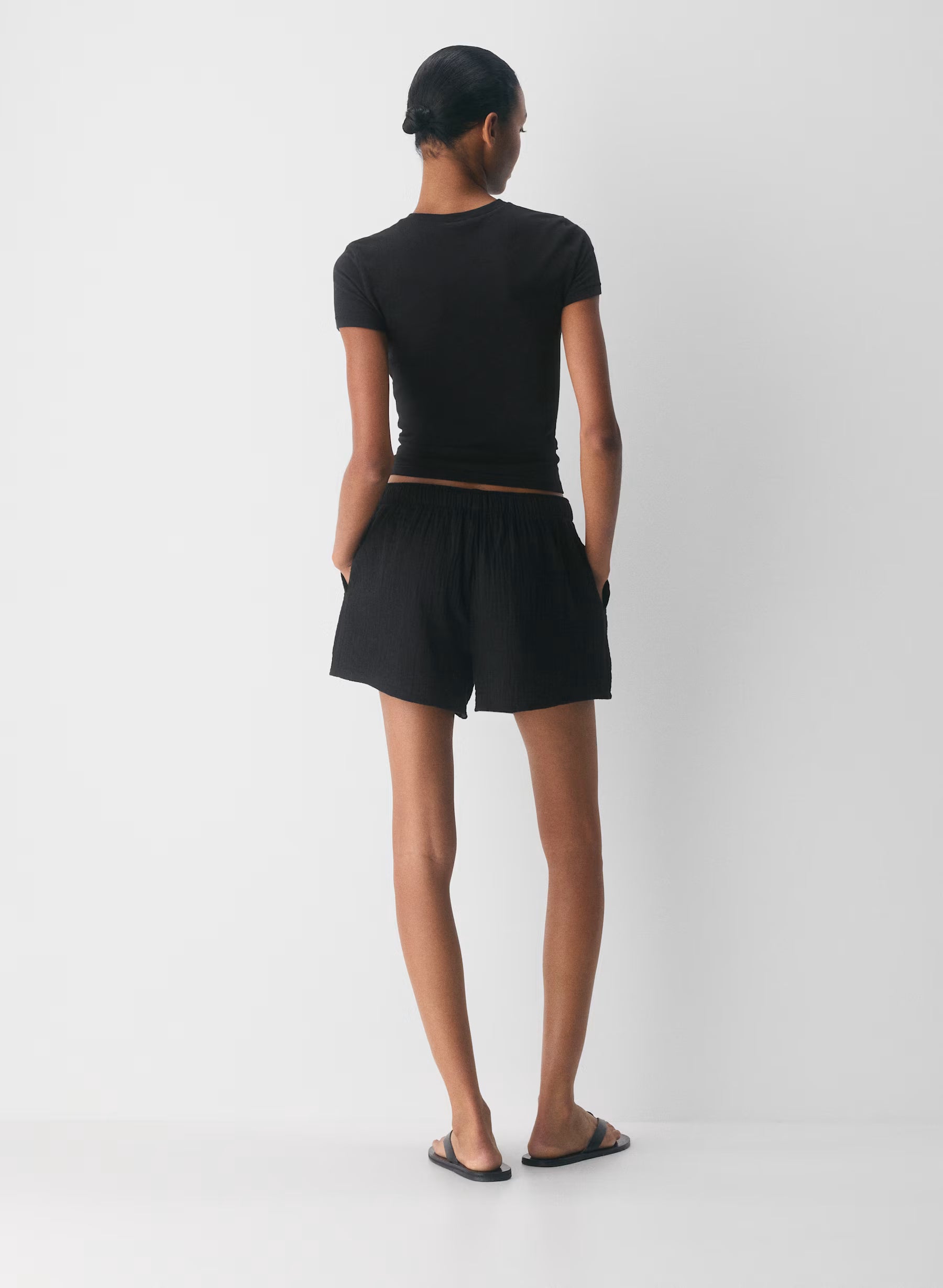 Aritzia AirPlush Cotton™ Sail Short-Black