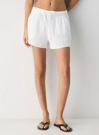 Aritzia AirPlush Cotton™ Sail Short-White