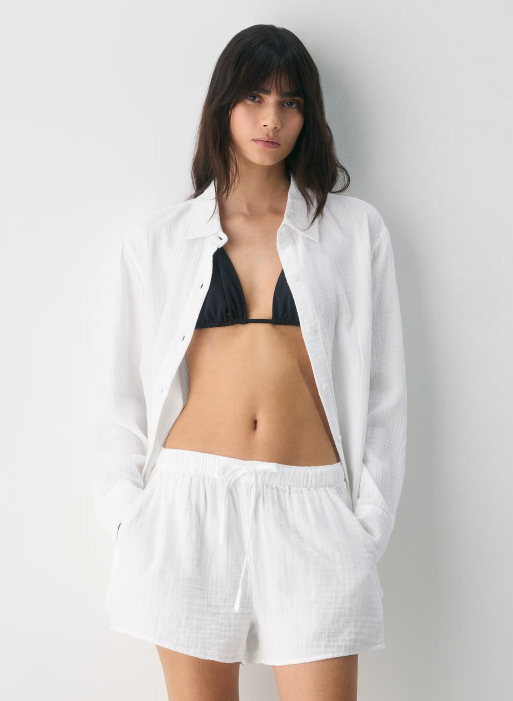 Aritzia AirPlush Cotton™ Sail Short-White