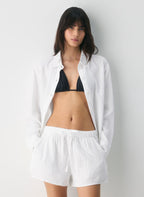 Aritzia AirPlush Cotton™ Sail Short-White