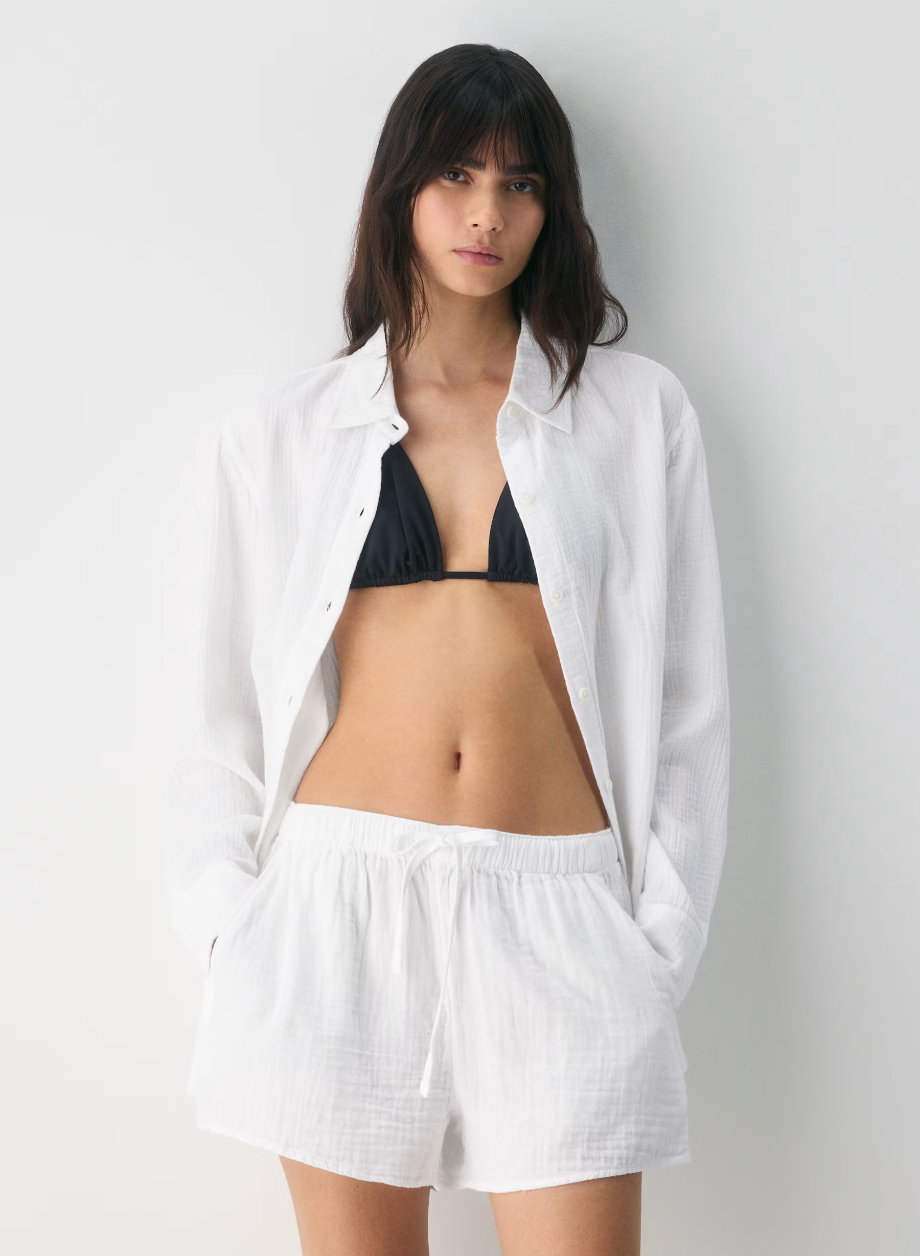 Aritzia AirPlush Cotton™ Sail Short-White