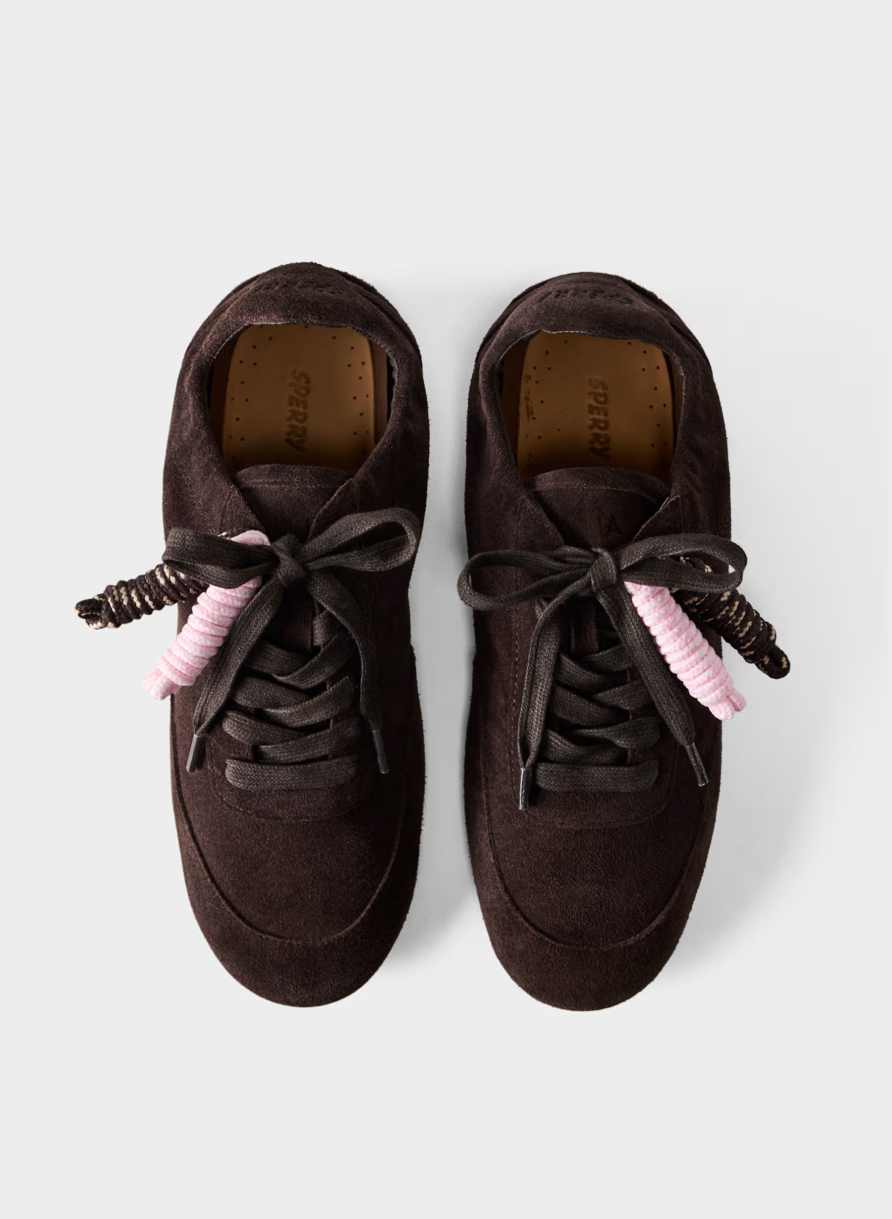 Aritzia Sperry x Aritzia Slim Jogger - Suede Leather-Rich Mocha Brown