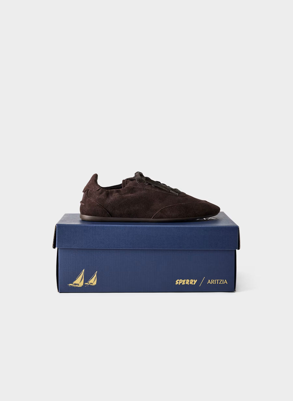 Aritzia Sperry x Aritzia Slim Jogger - Suede Leather-Rich Mocha Brown