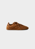 Aritzia Sperry x Aritzia Slim Jogger - Suede Leather-Chocolatier Brown
