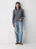 Aritzia Sperry x Aritzia Slim Jogger - Suede Leather-Chocolatier Brown