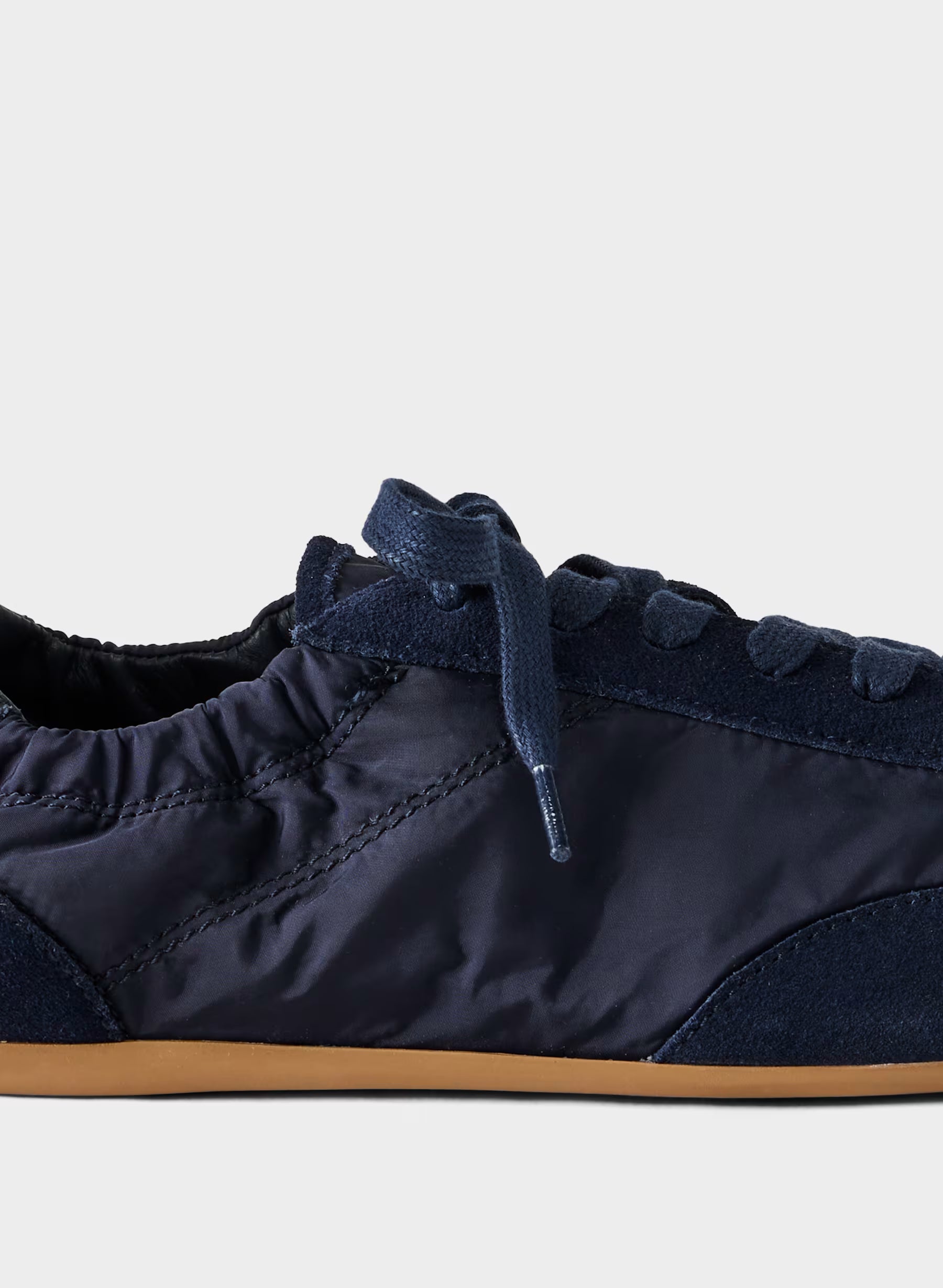 Aritzia Sperry X Aritzia Slim Jogger - Nylon & Suede-Admiral