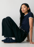 Aritzia Sperry X Aritzia Slim Jogger - Nylon & Suede-Admiral