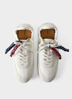 Aritzia Sperry X Aritzia Slim Jogger - Nylon & Suede-Halo White