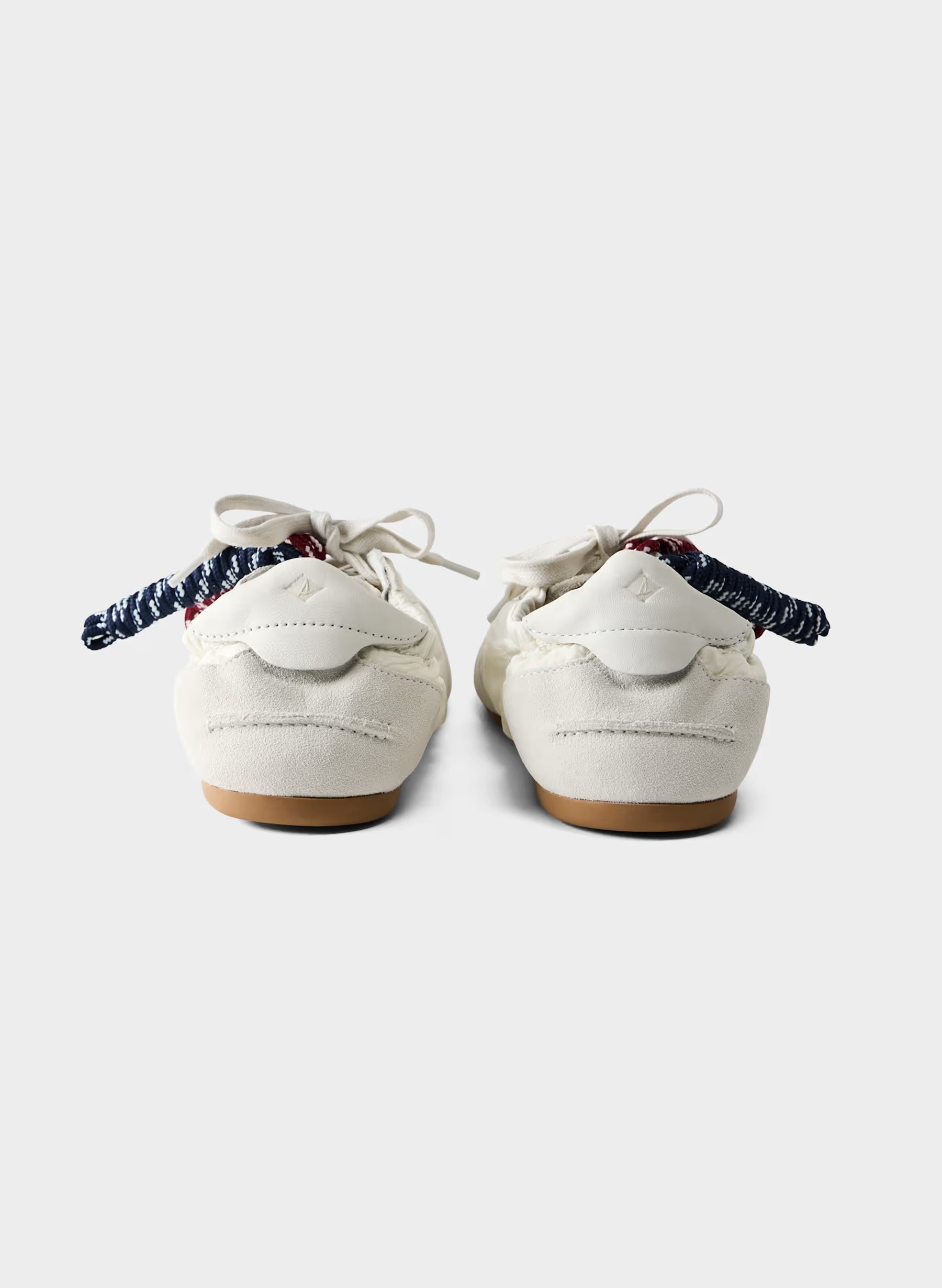 Aritzia Sperry X Aritzia Slim Jogger - Nylon & Suede-Halo White