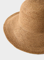 Aritzia Sunbeam Raffia Medium-Brim Hat-Femme