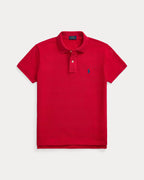 Ralph Lauren Women The Iconic Classic Fit Mesh Polo Shirt  -  Red
