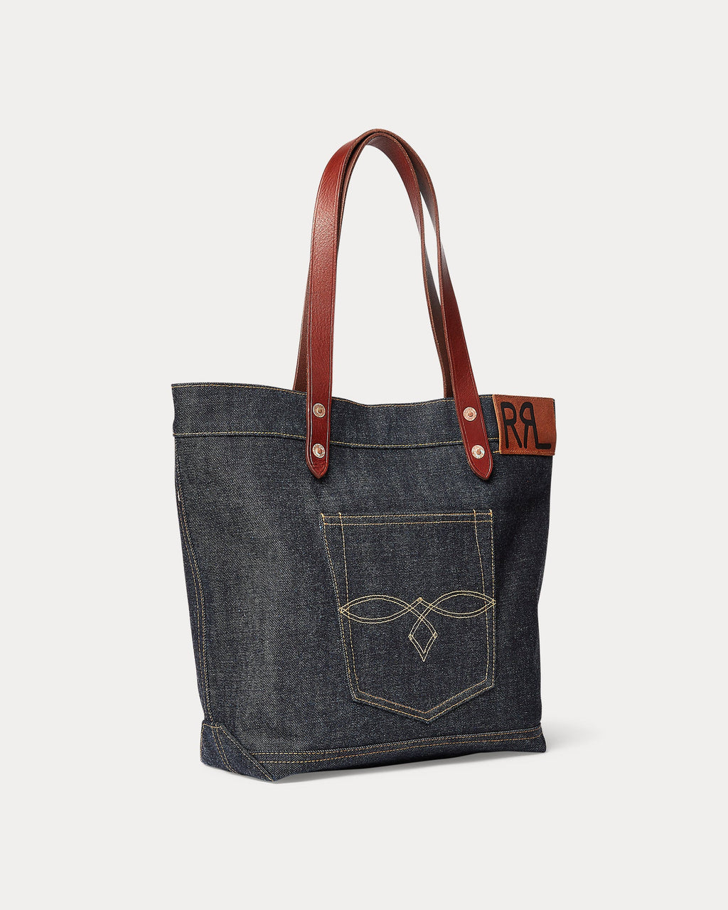 Ralph Lauren Denim Tote  -  Indigo
