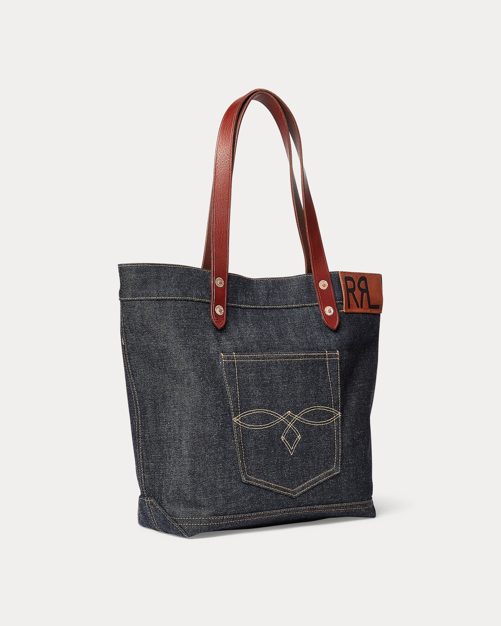 Ralph Lauren Denim Tote  -  Indigo