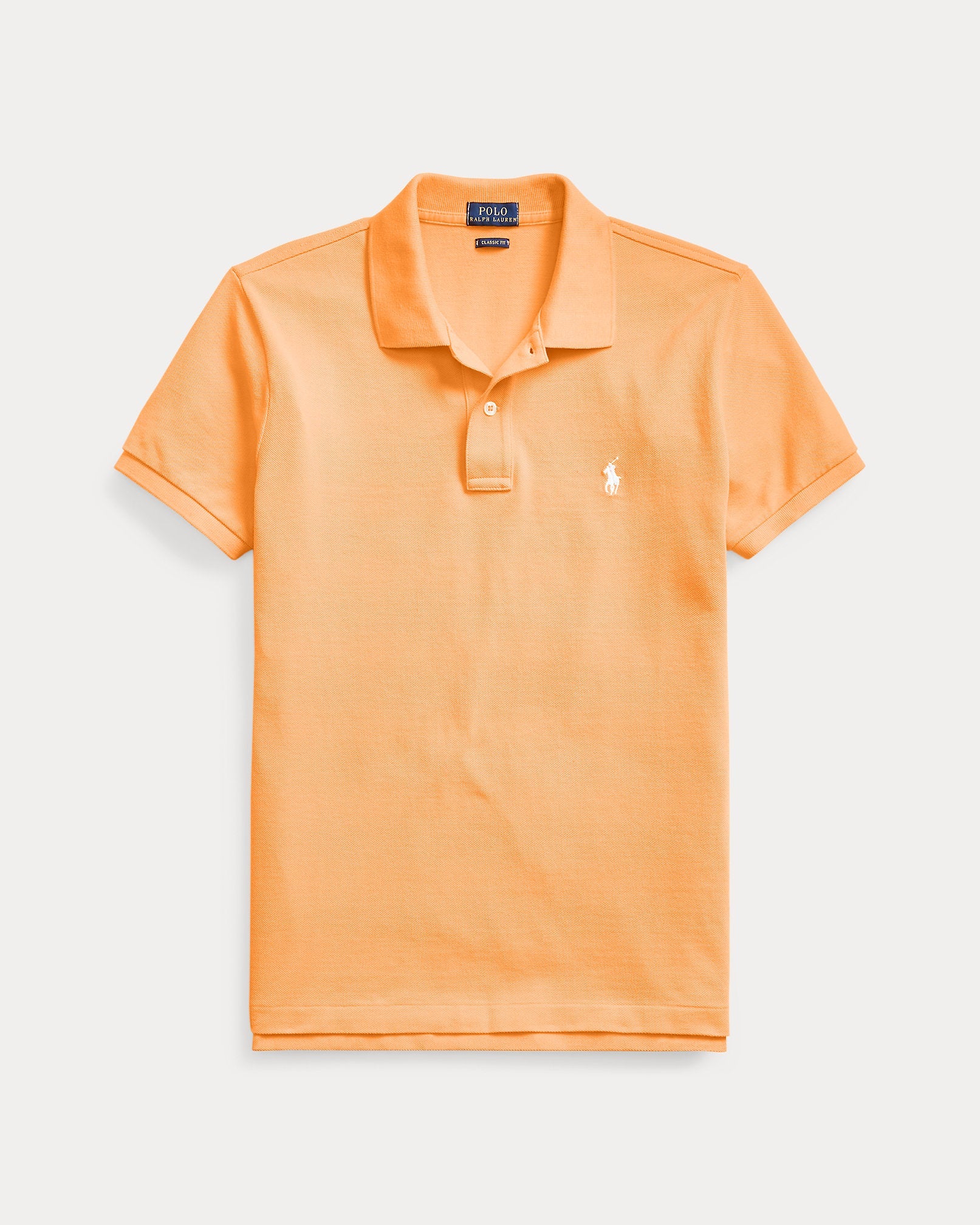 Ralph Lauren Women The Iconic Classic Fit Mesh Polo Shirt  -  Key West Orange