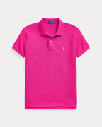 Ralph Lauren Women The Iconic Classic Fit Mesh Polo Shirt-Pink Sky