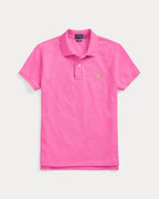 Ralph Lauren Women The Iconic Classic Fit Mesh Polo Shirt-Dalia Pink