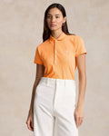 Ralph Lauren Women Slim Fit Stretch Polo Shirt  -  Key West Orange