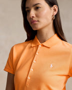 Ralph Lauren Women Slim Fit Stretch Polo Shirt  -  Key West Orange